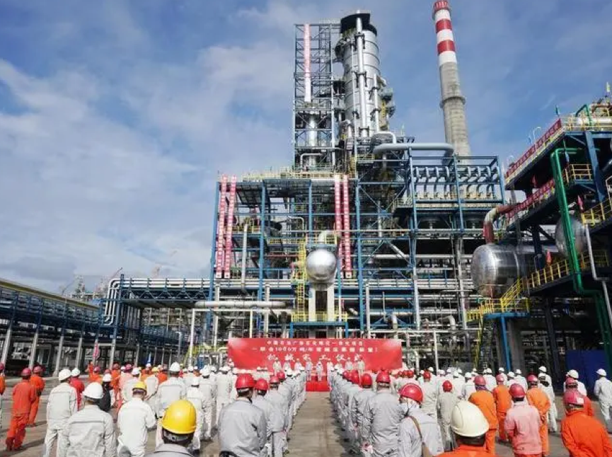 廣東石化2000萬(wàn)噸煉油+120萬(wàn)噸乙烯項(xiàng)目建設(shè)完成總進(jìn)度84%